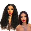 30" Full Frontal Curly PLUS 12" Double Drawn Cropped Bob Wig, premium human hair combo set from Smart Hair Global South Africa