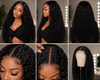 Full Frontal Curly Burmese Lace Wig 32"