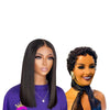 Full Frontal Pixie Wig PLUS 20" Peruvian (5x5) Wear and Go Wig