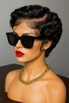 Full Frontal Pixie Lace Wigs - Natural Colour & Ombre