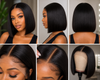 Wear & Go Straight Lace Wig, Natural Colour, 10" - 32"